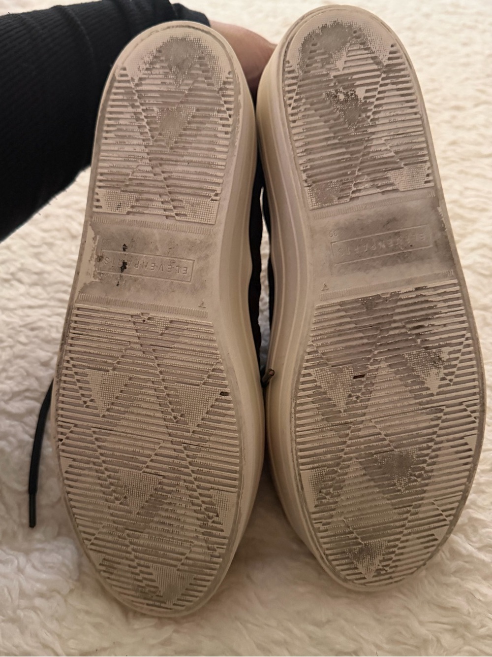Eleven Paris Karl is my Father Black and White Platform Sneakers - Picture 6 of 6